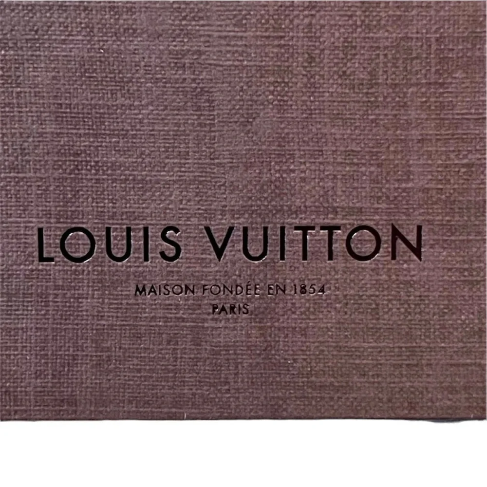 LOUIS VUITTON Brown Envelope Sleeve & Paper Slip